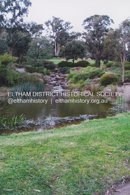 Photograph, Fay Bridge, Lake, Eltham Cemetery, 40 Mount Pleasant Road, Eltham, c.2009