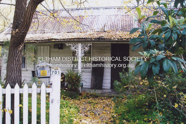 Photograph, Fay Bridge, Former Jarrold Cottage and Bootmaker's Shop, 701 Main Road, Eltham, n.d