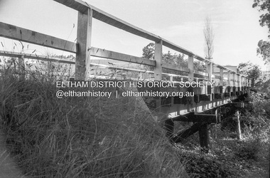 Negative - Photograph, Russell Yeoman, Cottles Bridge, c.1970