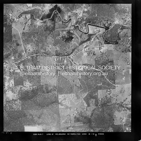 Photograph - Aerial Photograph, Landata, Eltham / Research, Vic, Jan. 1951