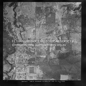Photograph - Aerial Photograph, Landata, Eltham, Vic, Jan. 1951