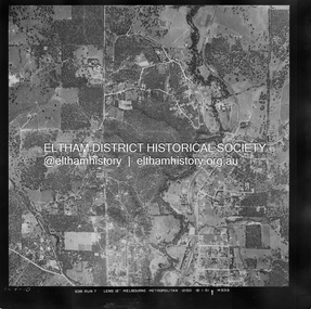 Photograph - Aerial Photograph, Landata, Eltham, Vic, Jan. 1951