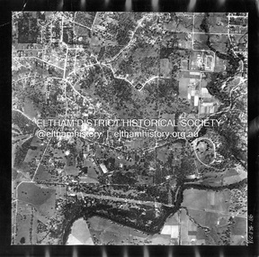 Photograph - Aerial Photograph, Landata, Lower Plenty, Feb. 1956
