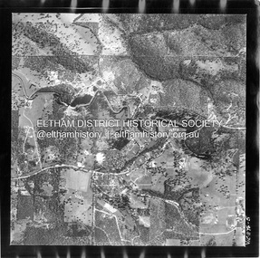 Photograph - Aerial Photograph, Landata, Eltham, Vic, Feb. 1956