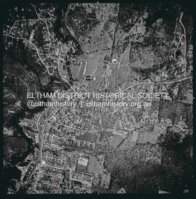 Photograph - Aerial Photograph, Landata, Eltham, Vic, Apr. 1963