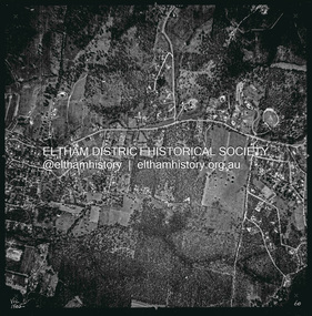 Photograph - Aerial Photograph, Landata, Eltham, Vic, Apr. 1963