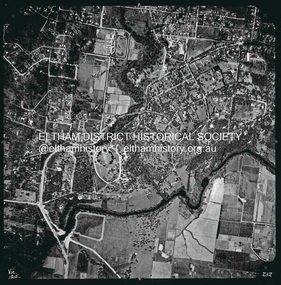 Photograph - Aerial Photograph, Landata, Eltham, Vic, Apr. 1963