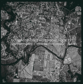 Photograph - Aerial Photograph, Landata, Eltham, Vic, Apr. 1963
