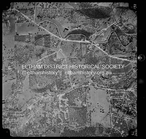 Photograph - Aerial Photograph, Landata, Eltham, Vic, Apr. 1972
