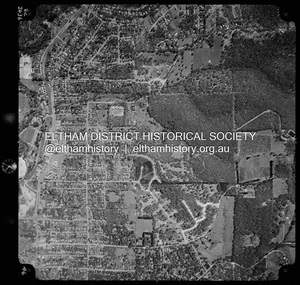 Photograph - Aerial Photograph, Eltham, Vic, Apr. 1972