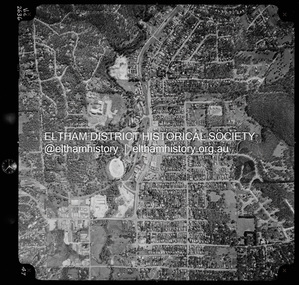 Photograph - Aerial Photograph, Eltham, Vic, Apr. 1972