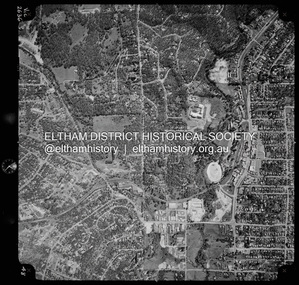 Photograph - Aerial Photograph, Landata, Eltham, Vic, Apr. 1972