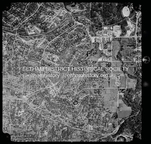 Photograph - Aerial Photograph, Landata, Montmorency, Vic, Apr. 1972