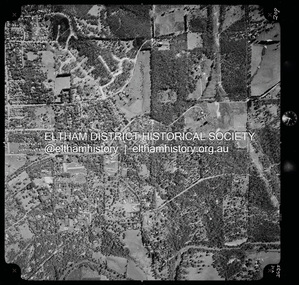 Photograph - Aerial Photograph, Eltham, Vic, Apr. 1972