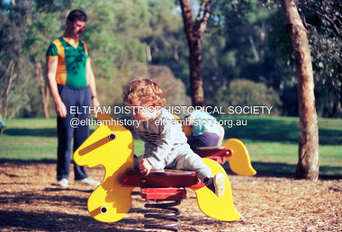 Photograph (Item) - Print, Fred Mitchell, Untitled (Playground Scene), 1988