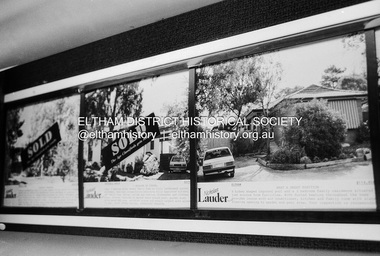 Photograph (Item) - Print, Nick O'Brien, Untitled (Real Estate Window Display), 1988