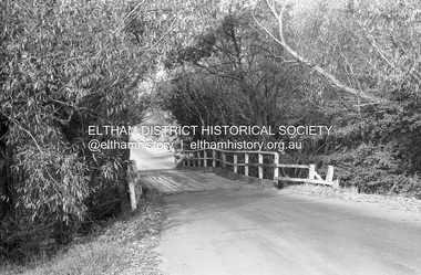 Photograph (Item) - Print, Bridge over creek near Leisure Centre, 1988