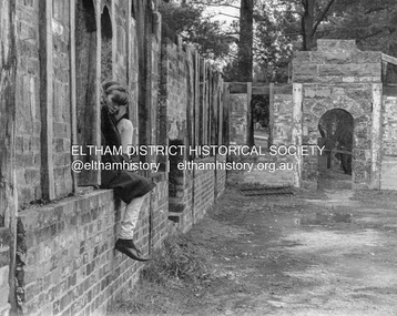 Photograph (Item) - Print, Untitled (Courtyard of Stone House), 1988