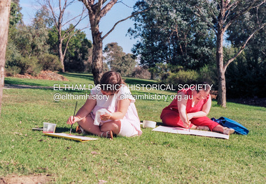 Photograph (Item) - Negative, Wendy Price, In Eltham, art is for everyone, 1988