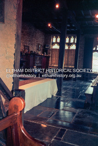 Photograph (Item) - Negative, Elizabeth Simkin, Interior, Great Hall, Montsalvat, 1988