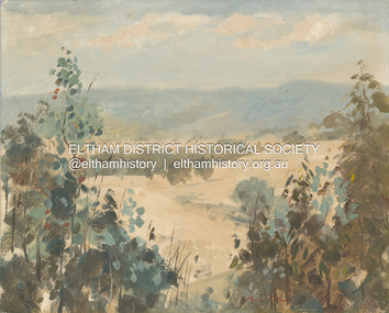 Artwork, other - Painting, Peter Glass, Summer Landscape, Kangaroo Ground, 1968