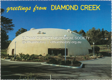 Postcard - Photograph, Nucolorvue Productions Pty Ltd, greetings from Diamond Creek, n.d
