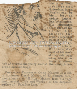 Newspaper - Newspaper Clipping, Melbourne Punch, Artist Walter Withers, PEOPLE WE KNOW, Melbourne Punch, June 17, p. 2, 1897
