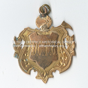 Medal, Medal; Diamond Creek Football Club (DCFC), 1906