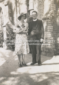 Album - Photograph, Rev. C. Wright and Jean Wright, 1938