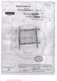 Document - Photocopy, Survey Fleld Notes of Part of Crown Portion 13, Section 4 at Eltham, Parish of Nillumbik, County of Evelyn, 18 May 1908