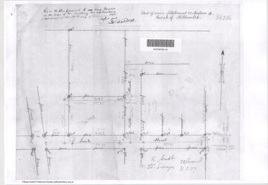 Document - Photocopy, Survey Fleld Notes of Part of Crown Portion 13, Section 4 at Eltham, Parish of Nillumbik, County of Evelyn, 31 May 1907