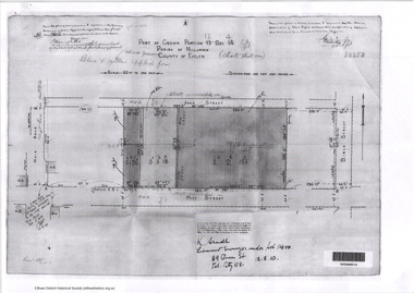 Document - Photocopy, Survey Fleld Notes of Part of Crown Portion 12, Section 4 at Eltham, Parish of Nillumbik, County of Evelyn, 12 October 1910