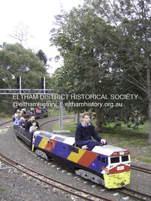 Photograph - Digital Photograph, Marguerite Marshall, Diamond Valley Railway, Eltham Lower Park, 7 September 2008