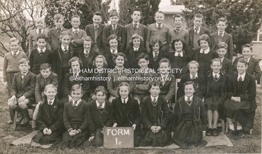 Photograph - Black and White Print, George Murray, Form 1e, Eltham High School, 1957