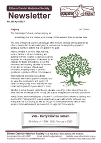 Journal - Newsletter, Newsletter, No. 269 April 2023