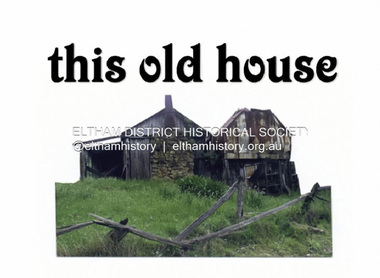 Film - Video (DVD), Andrew Ross Museum, This Old House; Birch Cottage, 23 August 2008