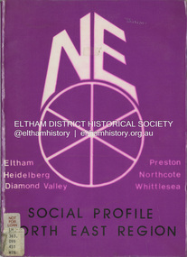 Book, North Eastern Suburbs Family and Community Services Regional Consultative Council, Social Profile North East Region, January 1985