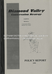 Book, Richard E. G. Brown, Diamond Valley Conservation Strategy: Policy Report, 1995