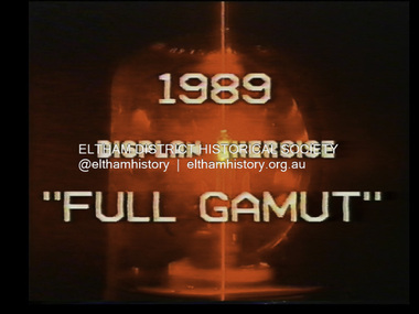 Film - Video (VHS), Shire of Eltham, DISPLAN Exercise - "Full Gamut" (Series 69, Item 6), 1989