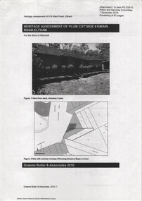 Document - Property Binder, 616 Main Road, Eltham; Plum Cottage