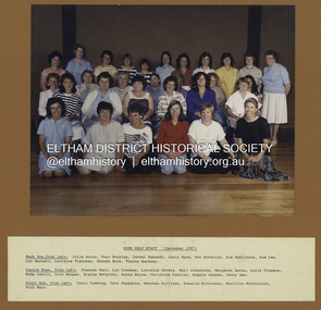 Photograph - Colour Print, Eltham Shire Council, Home Help Staff (December 1987), December 1987