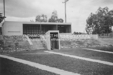 Photograph - Black and White Print, Eltham District Gun Club, Clay Target, Main Rd., Research, c.1949
