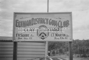Photograph - Black and White Print, Eltham District Gun Club, Clay Target, Main Rd., Research, c.1949