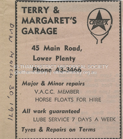 Document - Property Binder, 45 Main Road, Lower Plenty, 1971