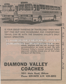 Document - Property Binder, 1011 Main Road, Eltham, 1971