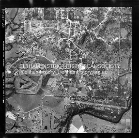 Photograph - Aerial Photograph, Landata, Montmorency / Lower Plenty, Feb. 1956