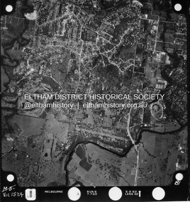Photograph - Aerial Photograph, Landata, Montmorency / Lower Plenty, Jan. 1962