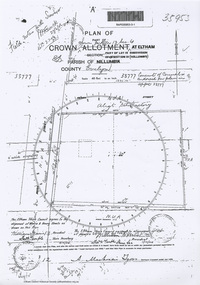 Document - Photocopy, Survey Field Notes of Part of Crown Portion 13, Section 4 at Eltham, Part of Lot 19 Subdivision of 13 Section IV (Holloways), Parish of Nillumbik, County of Evelyn, 5 May 1906