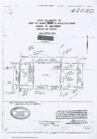 Document - Photocopy, Survey Field Notes of Part of Crown Portion 12, Section 4 at Eltham, Parish of Nillumbik, County of Evelyn, 4 July 1924