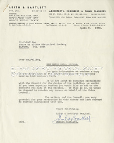 Document, Notes of Public Meeting re New Shire Hall held on Monday 23.2.70, 1970